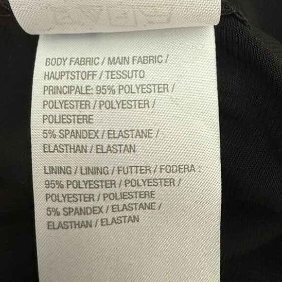 Black Long Sleeve Susan Graver Top Size Small Tie Back - Picture 8 of 9